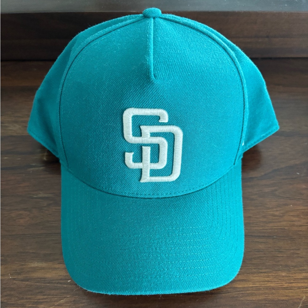 Teal Padres adjustable 47 baseball hat
